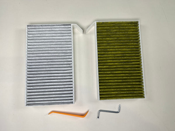Tesla Model 3 og Y luftfilter eller HEPA filter - sæt med 2