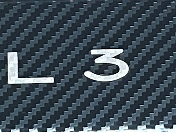 Tesla Model 3 - Dørtærskelpanel i carbon-look (sæt med 4)