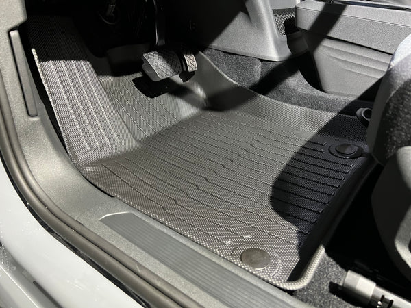 VW ID.3 gulvmåttesæt - 3 styk - vandtætte all-weather måtter - gummimåtter