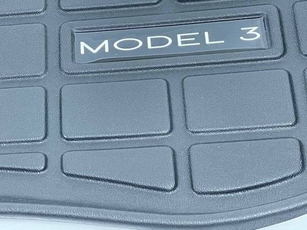 Tesla Model 3 Refresh Frunk Mat Small - rektangeldesign