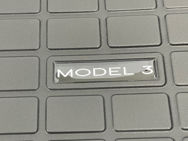 Tesla Model 3 Refresh Frunk Mat Small - rektangeldesign