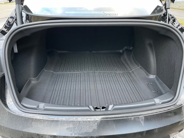 Tesla Model 3 kuffert beskyttelsesmåtte til alle slags vejr - stribet design