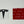 Tesla Model Y T-Logo metal - 2-delt sæt til ombytning - sort mat
