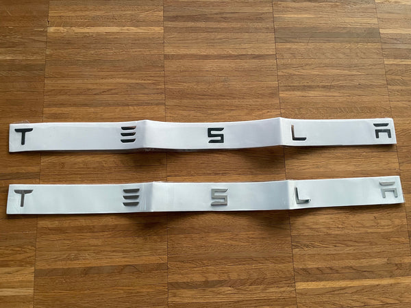 TESLA-bogstaver til Tesla Model 3 og Y