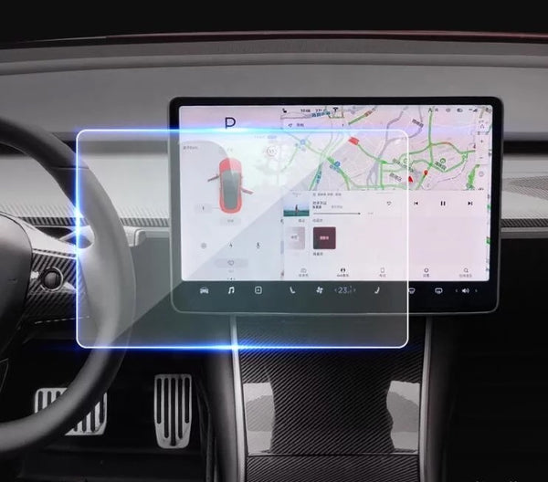 Tesla Model 3 og Y skærmbeskytter - Mat - Vis film